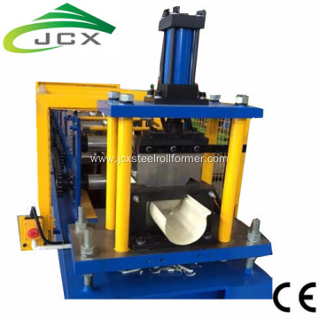 Half round gutter forming machine